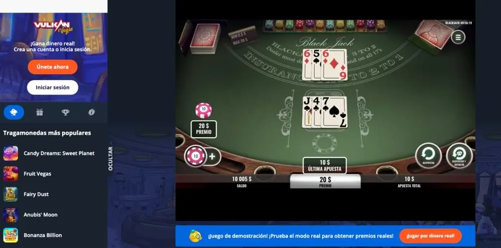Blackjack Gratis Vulkan Vegas Casino