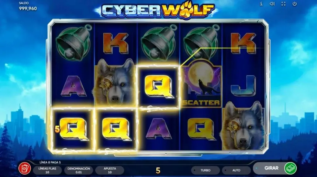 endorphina cyber wolf juego online