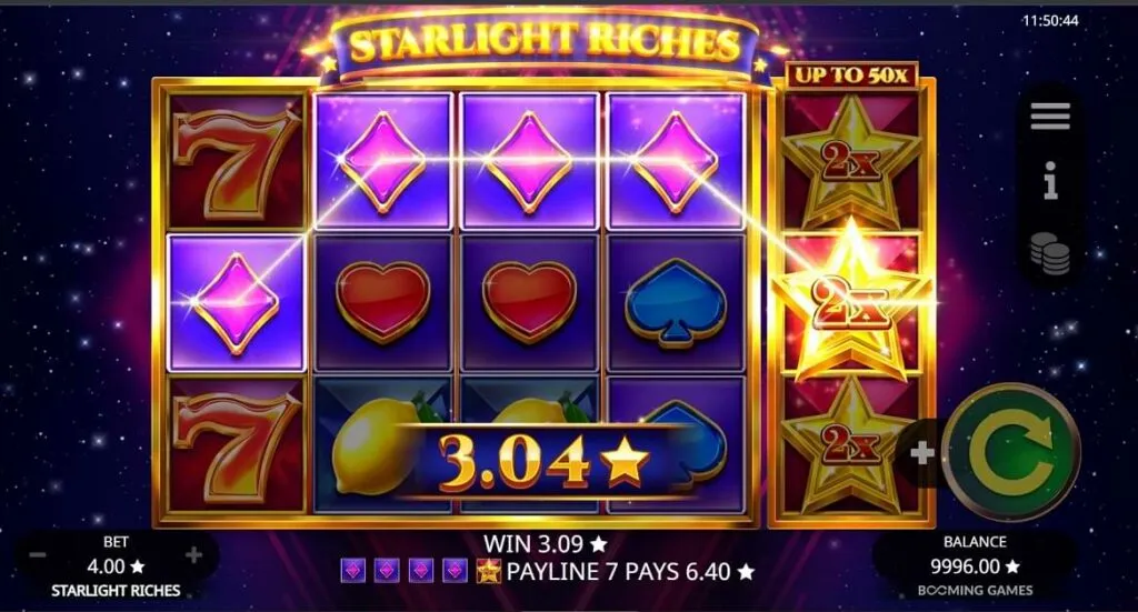 booming games starlight riches